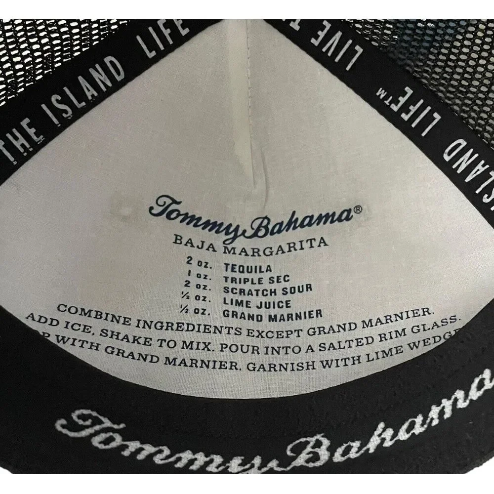 Tommy Bahama NEW Snapback Trucker Mesh Hat Tip Your Cap Lobster Baja Margarita